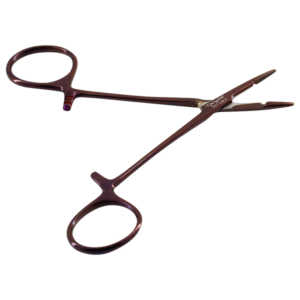 Olsen Hegar Needle Holder Scissors Combination - Tungsten Carbide 4 3/4" Color Coated